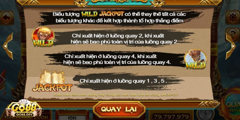 Cách tính thưởng trong game nổ hũ tây du ký Go88